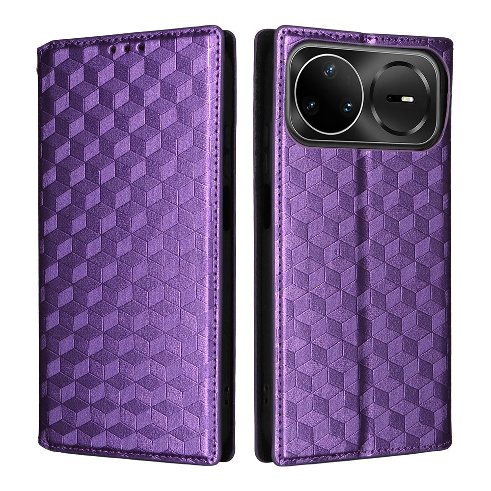 For Huawei nova 15 Pro 5G / nova 15 Ultra 5G Case Wallet Rhombus Imprinted PU Leather Phone Cover