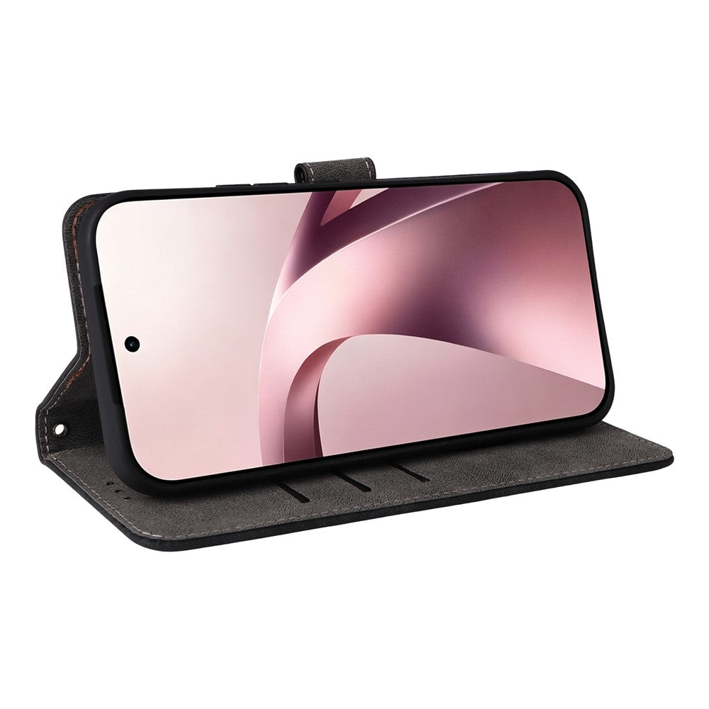For Xiaomi 17T Pro Case Wallet RFID Blocking PU Leather Phone Cover Stand with Strap