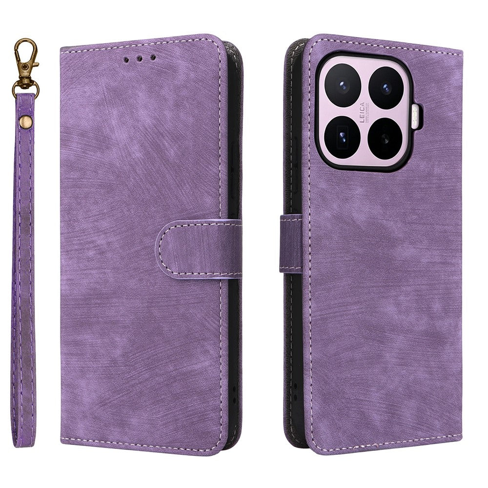 For Xiaomi 17T Pro Case Wallet RFID Blocking PU Leather Phone Cover Stand with Strap