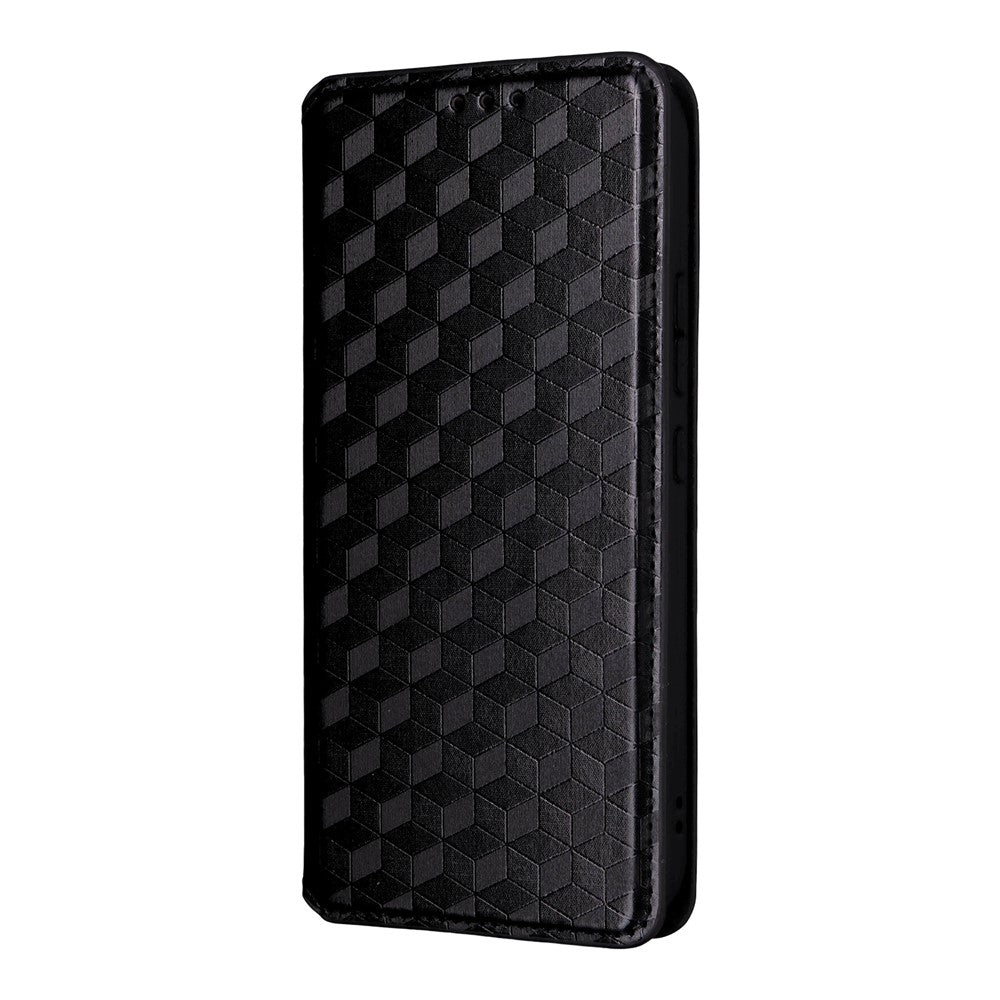 For Xiaomi 17T Pro Case Wallet Rhombus Imprinted PU Leather Phone Cover