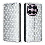 For Xiaomi 17T Pro Case Wallet Rhombus Imprinted PU Leather Phone Cover