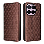 For Xiaomi 17T Pro Case Wallet Rhombus Imprinted PU Leather Phone Cover