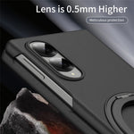 Til Samsung Galaxy Z Fold8 Magnetisk Cover Ring Kickstand Hårdt PC-etui med Hærdet Glas Skærmfilm
