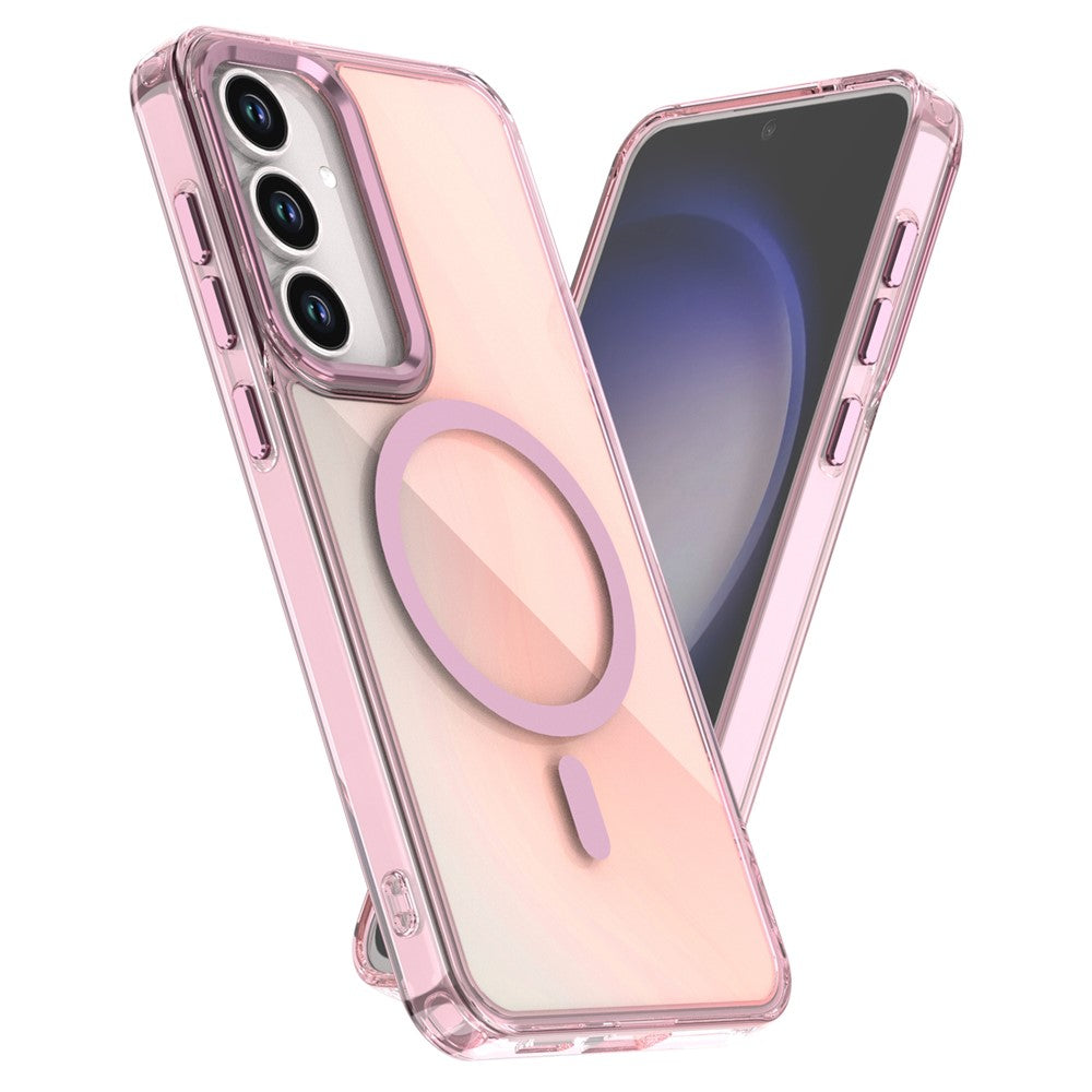 Til Samsung Galaxy S26 FE magnetisk etui farveskiftende TPU-bagcover