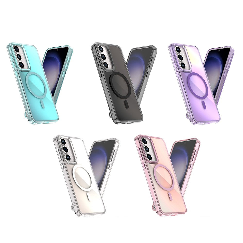 Til Samsung Galaxy S26 FE magnetisk etui farveskiftende TPU-bagcover