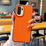 OnePlus Ace 6 5G / 15R 5G-skal Lädertextur PC + TPU Halkfritt mobilskydd