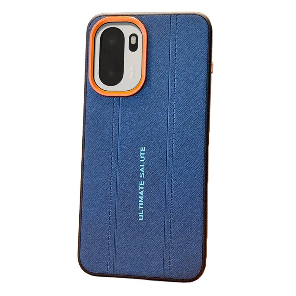 OnePlus Ace 6 5G / 15R 5G-skal Lädertextur PC + TPU Halkfritt mobilskydd