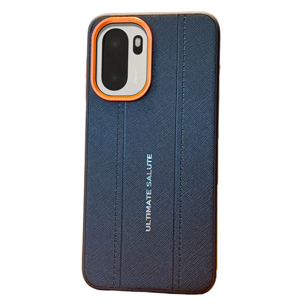 OnePlus Ace 6 5G / 15R 5G-skal Lädertextur PC + TPU Halkfritt mobilskydd
