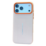 For iPhone 17 Pro Case Leather Texture PC + TPU Anti-slip Phone Protective Cover