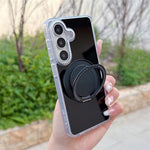 Til Samsung Galaxy S26+ Cover med Roterende Ringholder Kickstand TPU + Akryl Stødsikker Telefoncover
