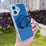 Til iPhone 16 Plus Cover Drejelig Ringholder Kickstand TPU + Akryl Stødsikkert Telefoncover