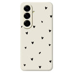 Til Samsung Galaxy A37 5G Cover med små hjerter mønster, lige kant, TPU telefonbagcover