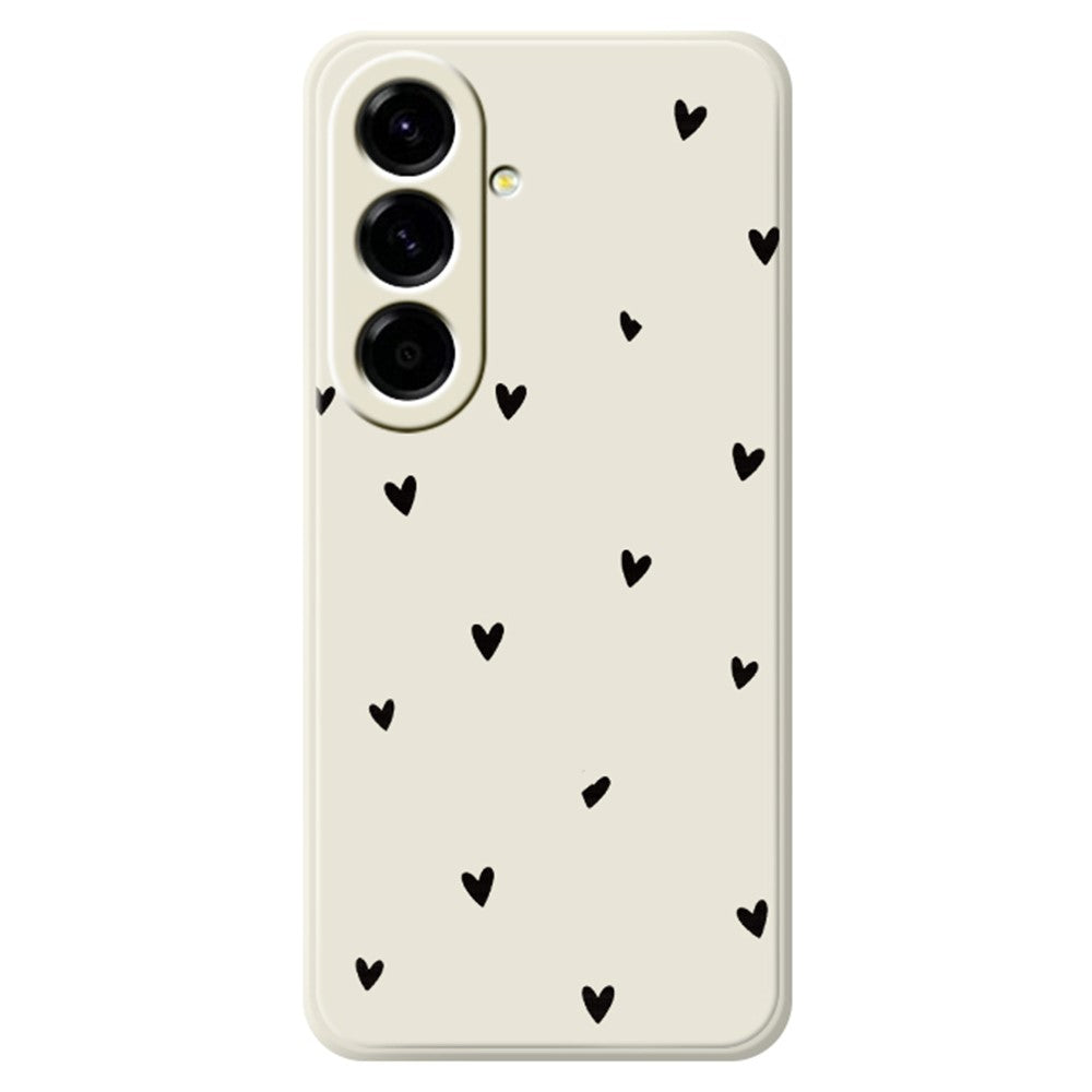 Til Samsung Galaxy A37 5G Cover med små hjerter mønster, lige kant, TPU telefonbagcover