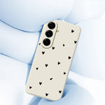 Til Samsung Galaxy A37 5G Cover med små hjerter mønster, lige kant, TPU telefonbagcover