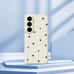 Til Samsung Galaxy A37 5G Cover med små hjerter mønster, lige kant, TPU telefonbagcover
