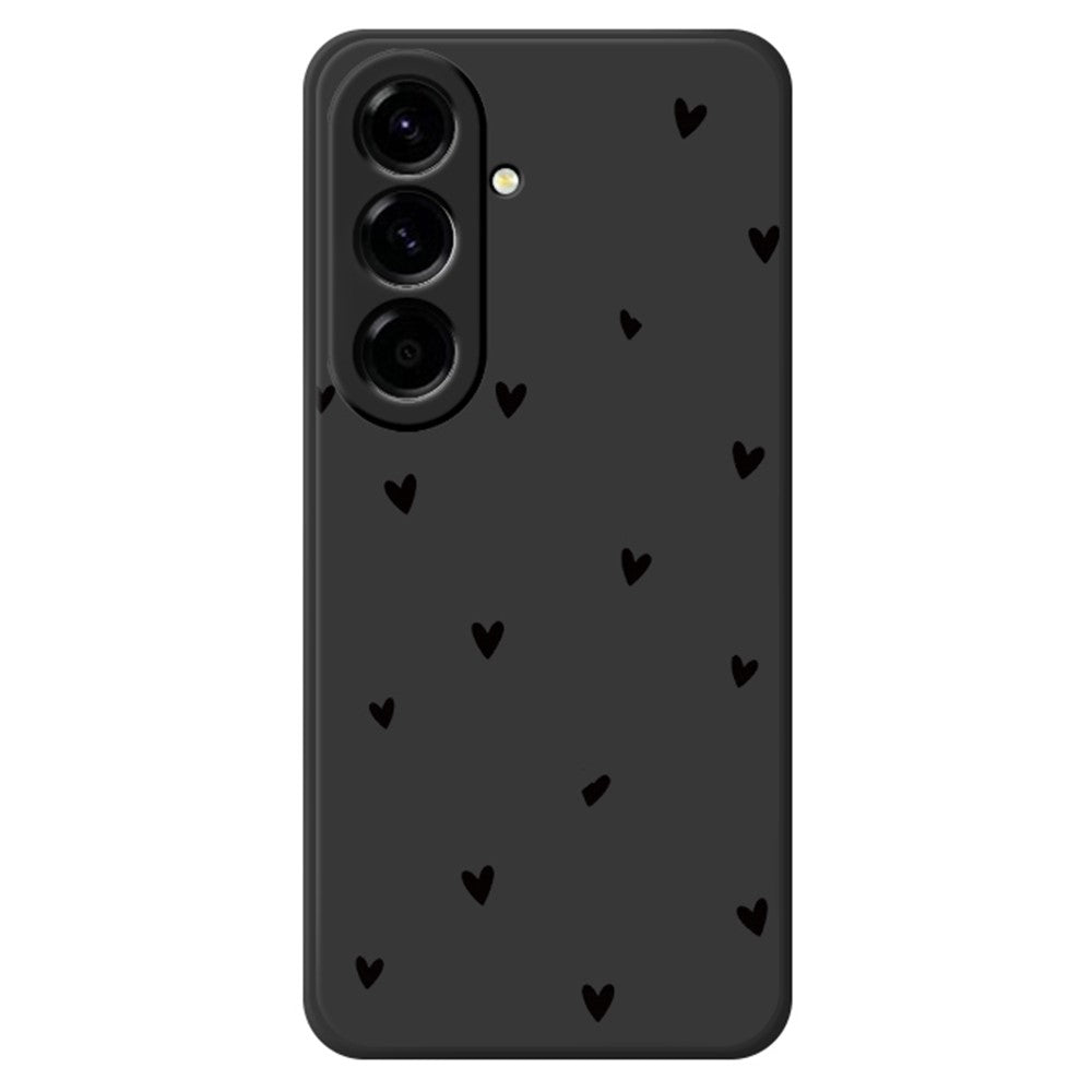 Til Samsung Galaxy A37 5G Cover med små hjerter mønster, lige kant, TPU telefonbagcover