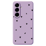 Til Samsung Galaxy A37 5G Cover med små hjerter mønster, lige kant, TPU telefonbagcover