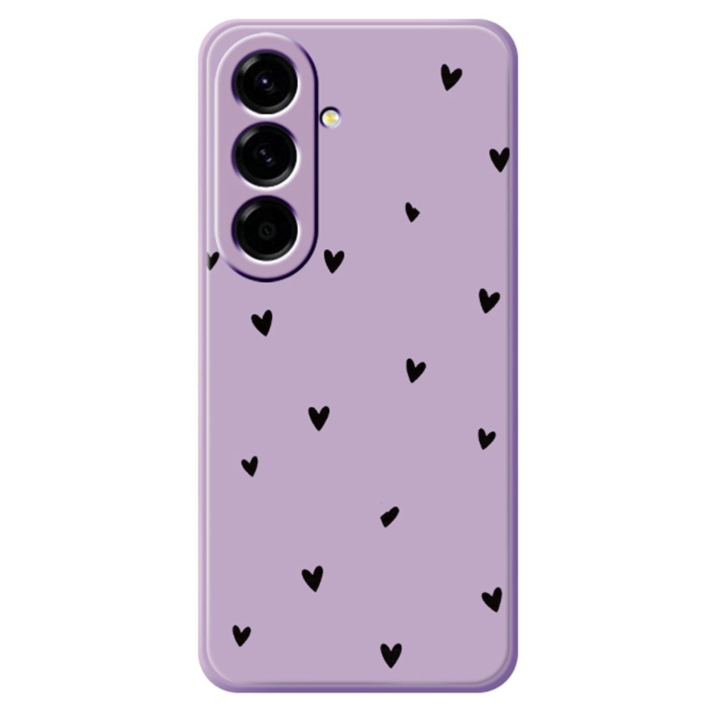 Til Samsung Galaxy A37 5G Cover med små hjerter mønster, lige kant, TPU telefonbagcover