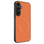 WANLONFENG for Samsung Galaxy S26 FE TQ Series Magnetic Case Carbon Fiber Texture PC TPU Phone Cover