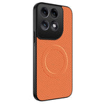 WANLONFENG til Motorola Edge 70 Pro 5G TQ Series Magnetisk Cover Kulfibertekstur PC TPU Telefoncover