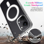 For Xiaomi Redmi Turbo 5 Max 5G / Xiaomi Poco X8 Pro Max 5G Clear Phone Magnetic Case TPU + Acrylic Back Cover