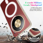For Honor X70 5G / Honor Magic8 Lite 5G / Honor X9d 5G Clear Phone Magnetic Case TPU + Acrylic Back Cover