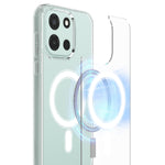 OnePlus Nord CE6 5G / OnePlus Turbo 6 5G / OnePlus Nord 6 5G Genomskinligt Magnetiskt mobilskal TPU + Akryl Bakstycke