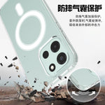 OnePlus Nord CE6 5G / OnePlus Turbo 6 5G / OnePlus Nord 6 5G Genomskinligt Magnetiskt mobilskal TPU + Akryl Bakstycke