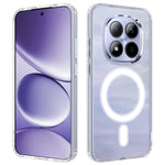 For Xiaomi Poco M8 Pro 5G / Xiaomi Redmi Note 15 Pro+ 5G (Global) Clear Phone Magnetic Case TPU + Acrylic Back Cover