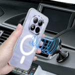 For Xiaomi Poco M8 Pro 5G / Xiaomi Redmi Note 15 Pro+ 5G (Global) Clear Phone Magnetic Case TPU + Acrylic Back Cover