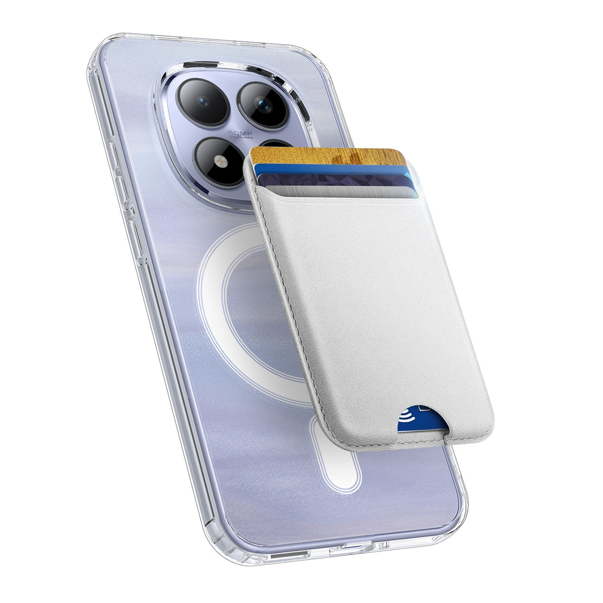 For Xiaomi Redmi Note 15 Pro 4G (Global) Clear Phone Magnetic Case TPU + Acrylic Back Cover