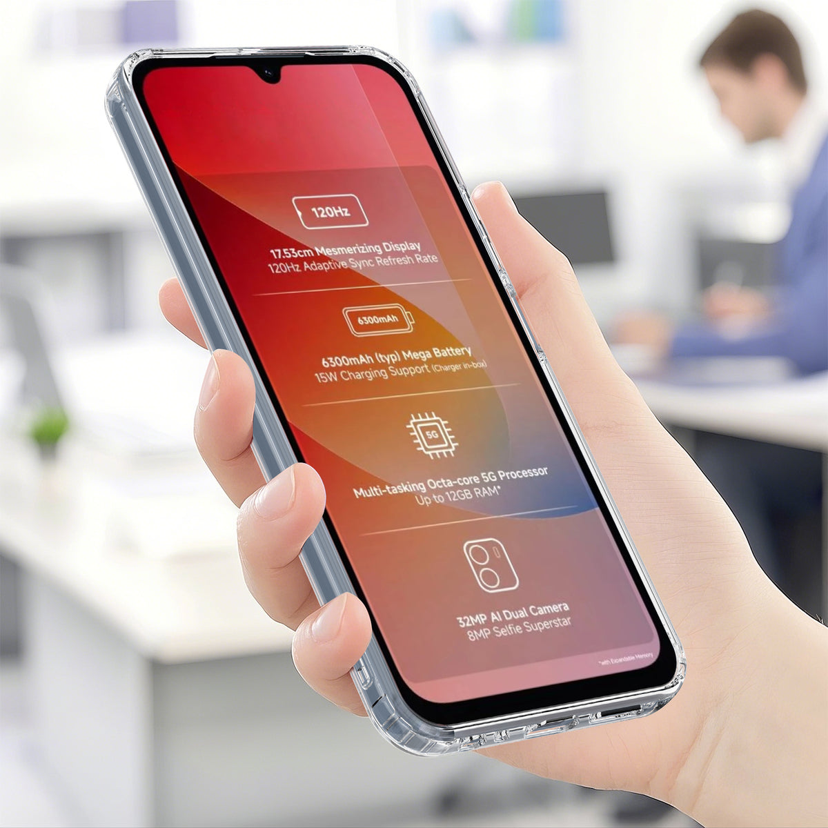 Xiaomi Redmi R70 5G / Xiaomi Redmi R70m 5G / Xiaomi Redmi A7 Pro 4G (171.56mm) / Xiaomi Redmi A7 Pro 5G / Xiaomi Poco C85x 5G / Xiaomi Poco C81 4G / Xiaomi Poco C81 Pro 4G / Xiaomi Redmi 15a 5G gennemsigtigt magnetisk mobilcover med TPU + akrylbagside