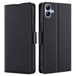 For Samsung Galaxy A04e 4G / F04 4G / M04 4G PU Leather Hands-free Stand Phone Cover Dual Magnetic Clasp Card Holder Protective Case