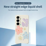 Til Samsung Galaxy A27 5G Cover med Firfarvet Blomstermønster, Lige Kant, TPU Telefon Bagcover