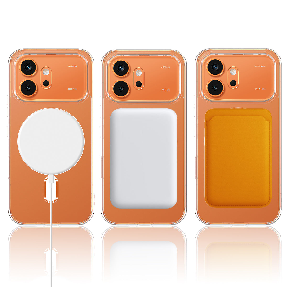For Honor 600 Pro 5G / Honor 600 5G Clear Phone Magnetic Case TPU + Acrylic Back Cover