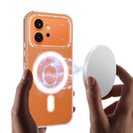 For Honor 600 Pro 5G / Honor 600 5G Clear Phone Magnetic Case TPU + Acrylic Back Cover