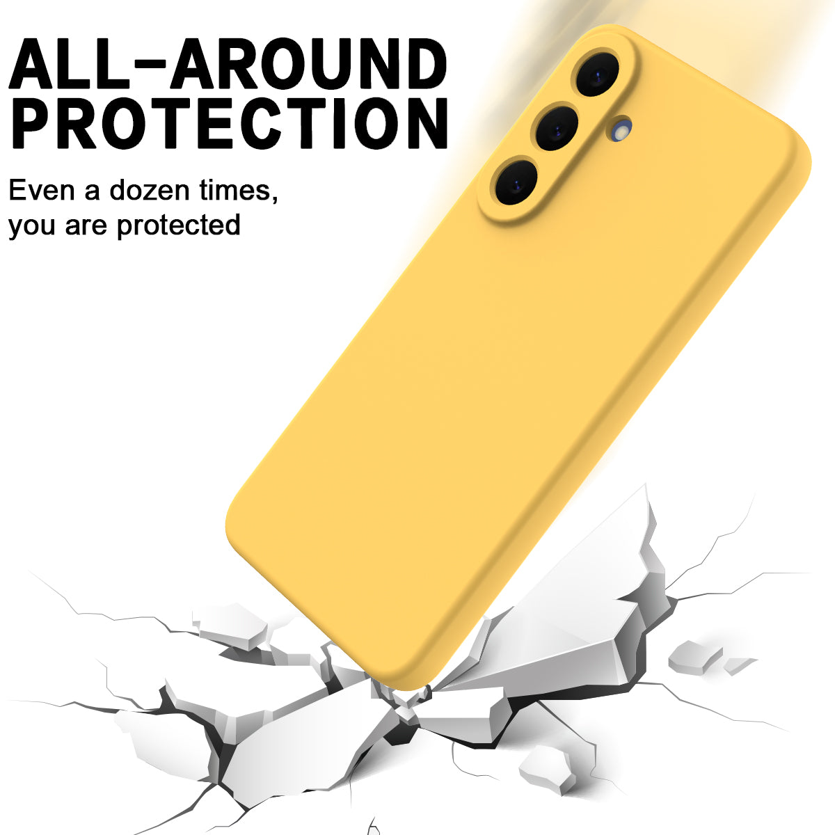 Til Samsung Galaxy S26 FE Flydende Silikone Cover Telefon Bagside med Håndstrop