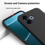 For Oppo F33 Pro 5G Liquid Silicone Case Phone Back Cover with Hand Strap