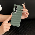 Til Samsung Galaxy Z Fold8 Ultra Magnetisk Cover i Kulfiberstruktur PC Telefoncover med Skærmbeskytter