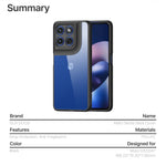 DUX DUCIS för Motorola Moto G37 5G / Motorola Moto G47 5G Aimo-serien PC + TPU genomskinligt bakstycke (REACH-certifiering)