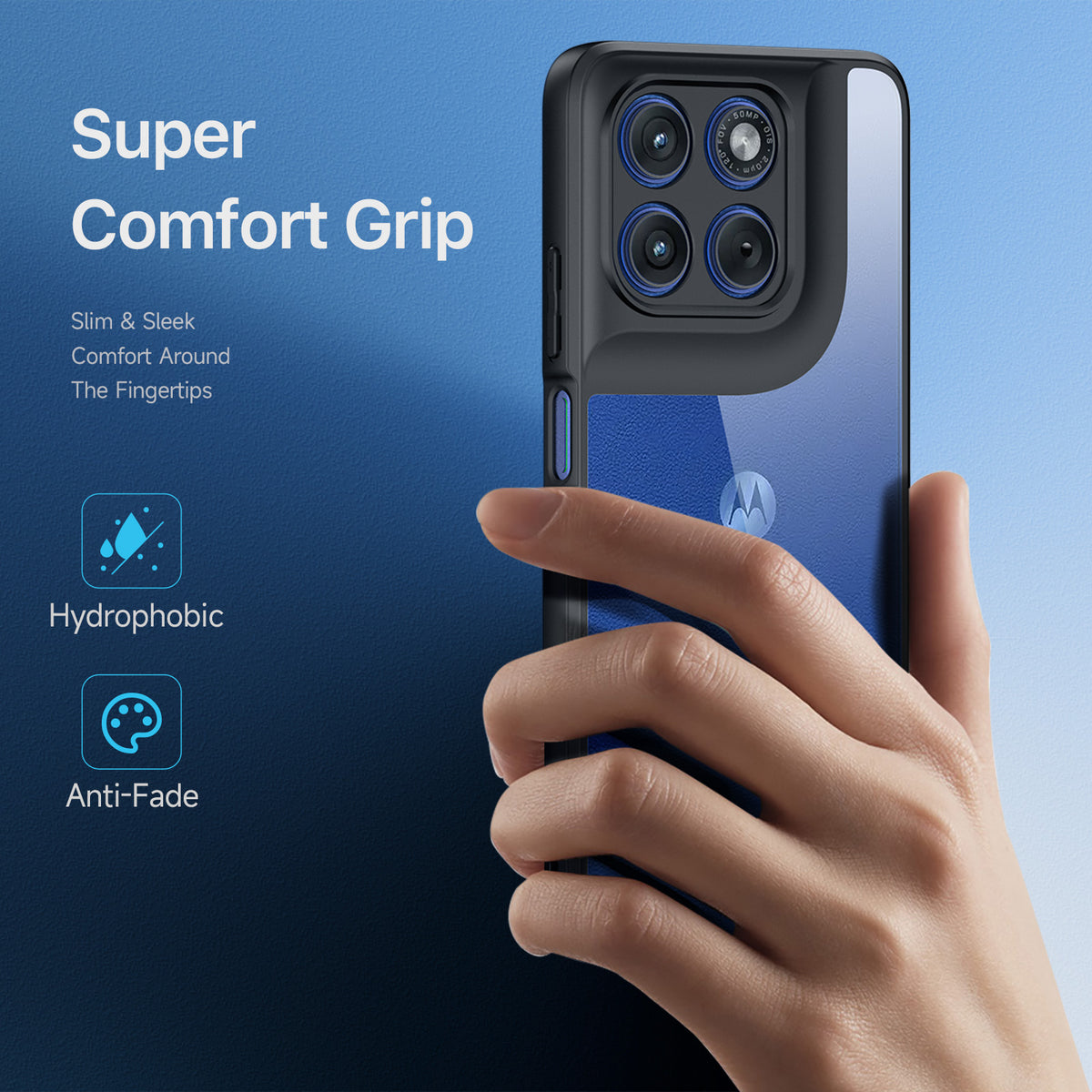 DUX DUCIS för Motorola Moto G37 5G / Motorola Moto G47 5G Aimo-serien PC + TPU genomskinligt bakstycke (REACH-certifiering)