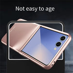 For Samsung Galaxy Z Flip8 Case Skin-Touch Hard PC Phone Cover