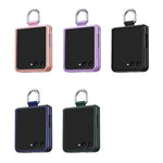 For Samsung Galaxy Z Flip8 Case Ring Holder Anti Drop Rubberized PC Phone Cover