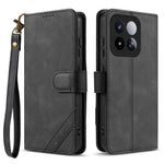 AZNS A2 för Xiaomi 17 Max Läderfodral med Handledsrem RFID-blockerande Plånboksfodral