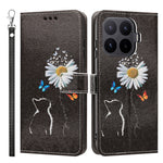 For Xiaomi 17T Case Pattern Printing PU Leather Flip Wallet Phone Cover with Wrist Strap