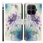 For Xiaomi 17T Case Pattern Printing PU Leather Flip Wallet Phone Cover with Wrist Strap