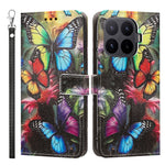 For Xiaomi 17T Case Pattern Printing PU Leather Flip Wallet Phone Cover with Wrist Strap