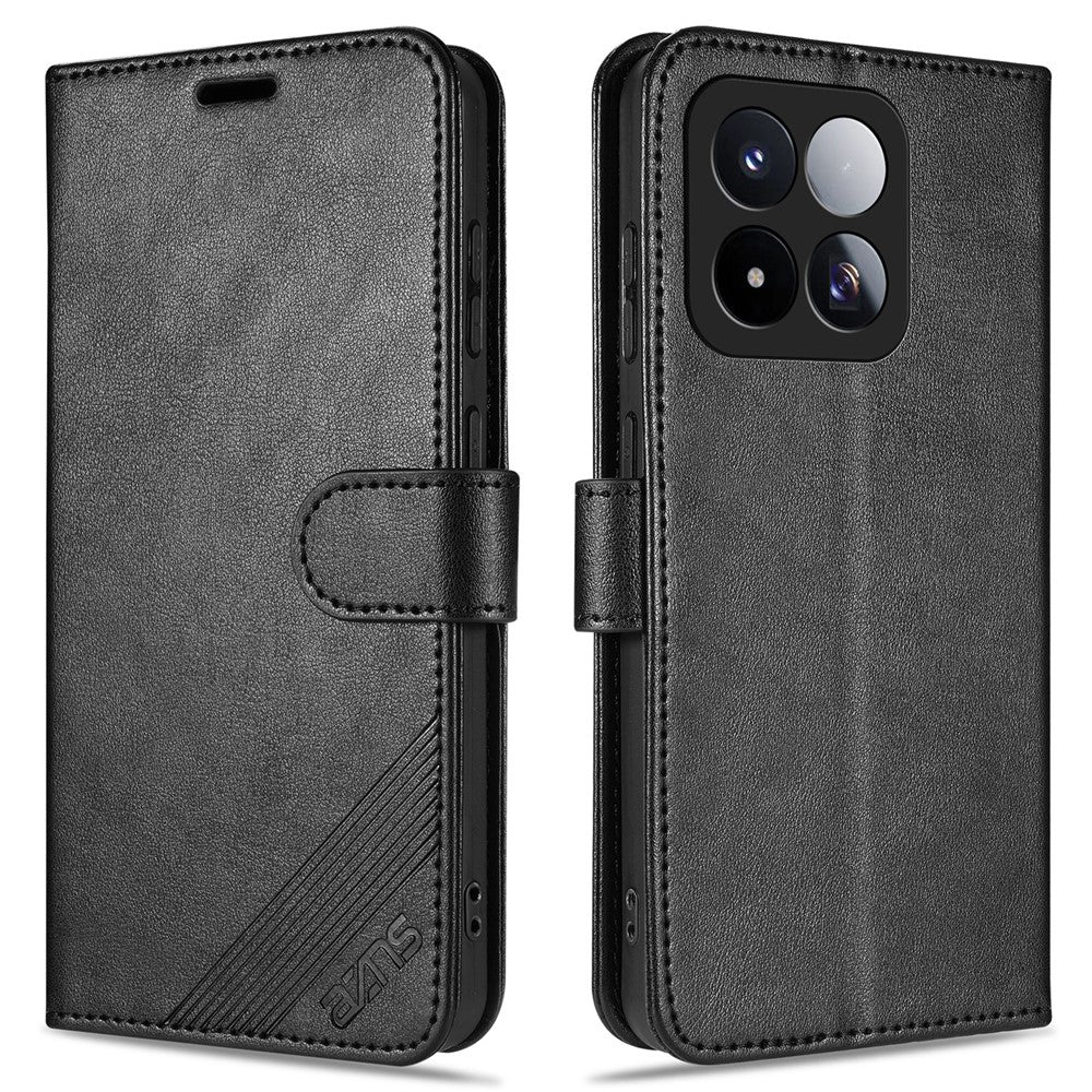 AZNS For Xiaomi 17 Max Case Anti-Scratch PU Leather Stand Wallet Phone Cover