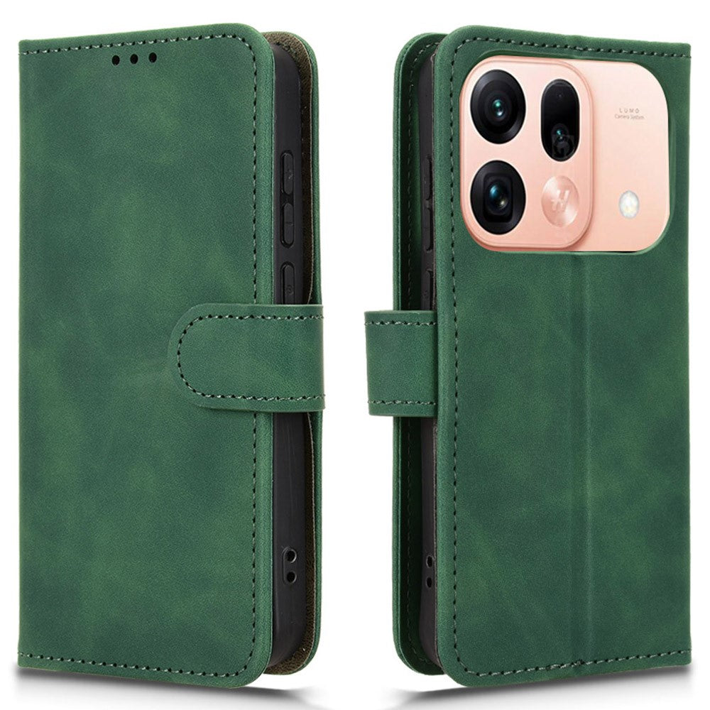 For Oppo Find X9s Pro 5G Leather Case Skin Feel Anti Drop Wallet Stand Flip Phone Cover