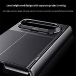 For Huawei Pura X Max Case AG Matte Foldable Phone Cover with Anti-spy Screen Protector